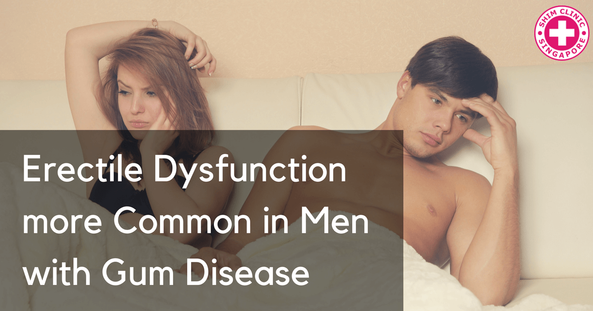 Erectile Dysfunction more Common in Men with Gum Disease