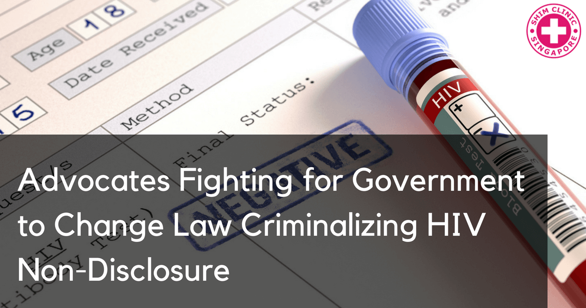 Advocates Fighting for Government to Change Law Criminalizing HIV Non-Disclosure