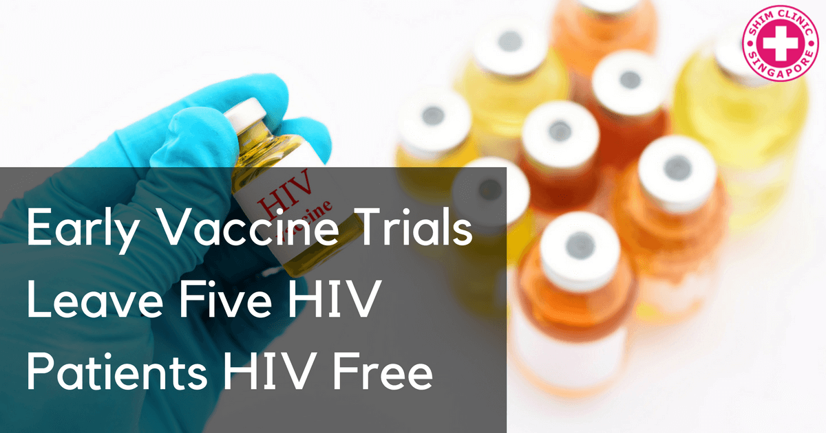 Early Vaccine Trials Leave Five HIV Patients HIV Free