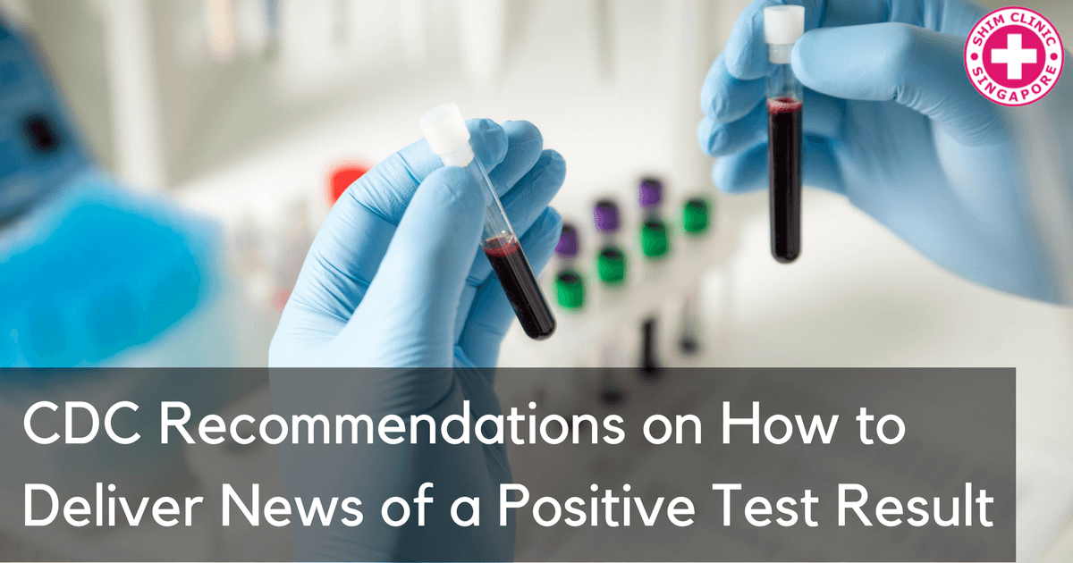 CDC Recommendations on How to Deliver News of a Positive Test Result