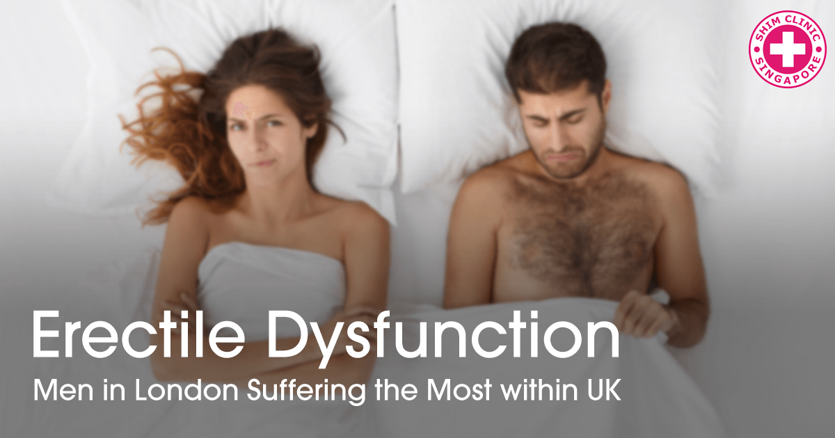 Men in London Suffering the Most From Erectile Dysfunction in the UK